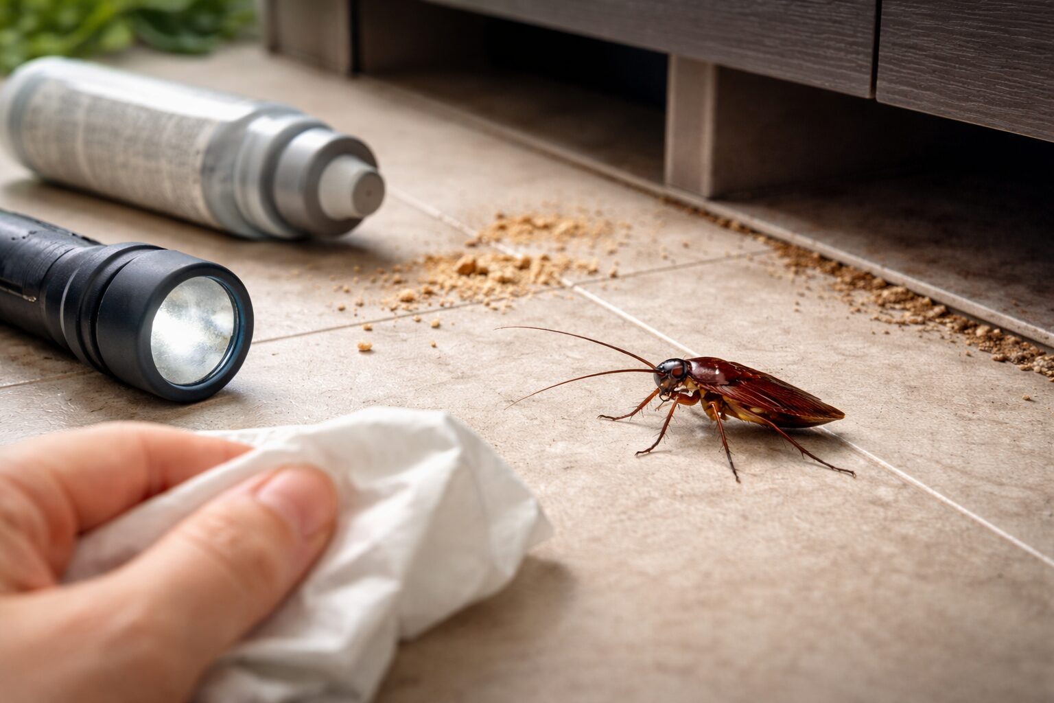 ゴキブリが出たらどうする？今すぐできる対処と再発防止まとめ