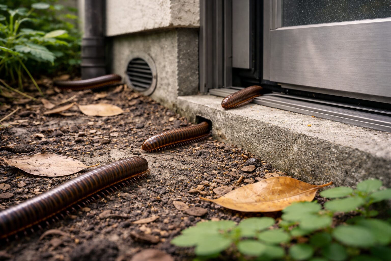 屋外から屋内へ移動する際の侵入経路