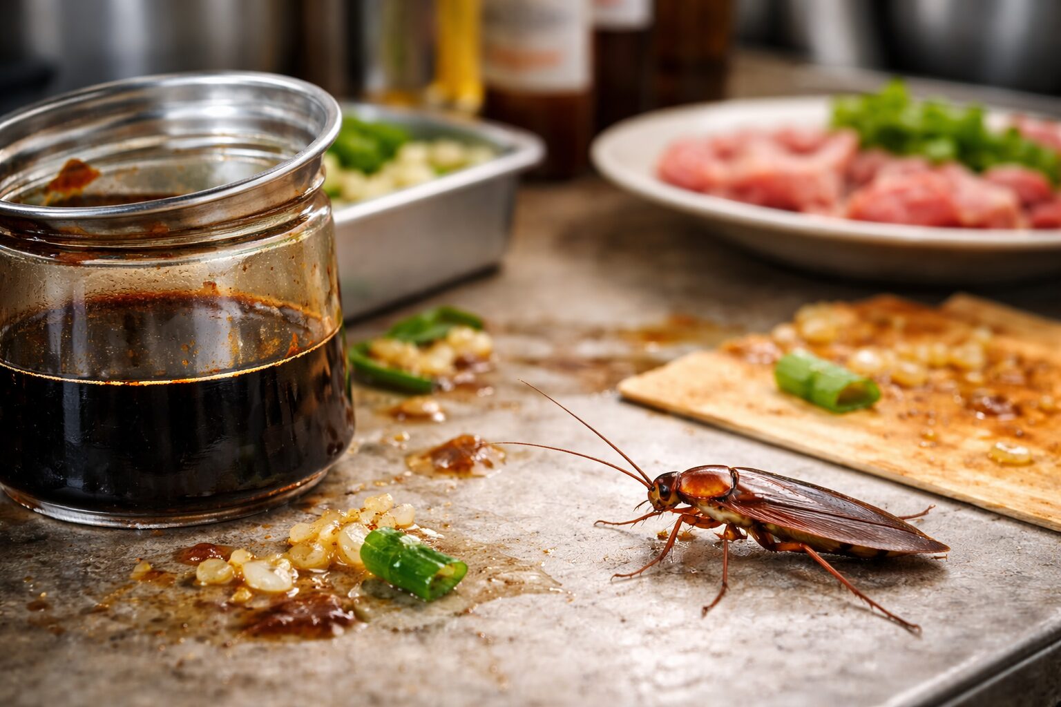 継ぎ足しタレとゴキブリ