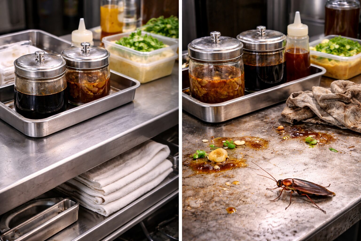 継ぎ足しタレとゴキブリ