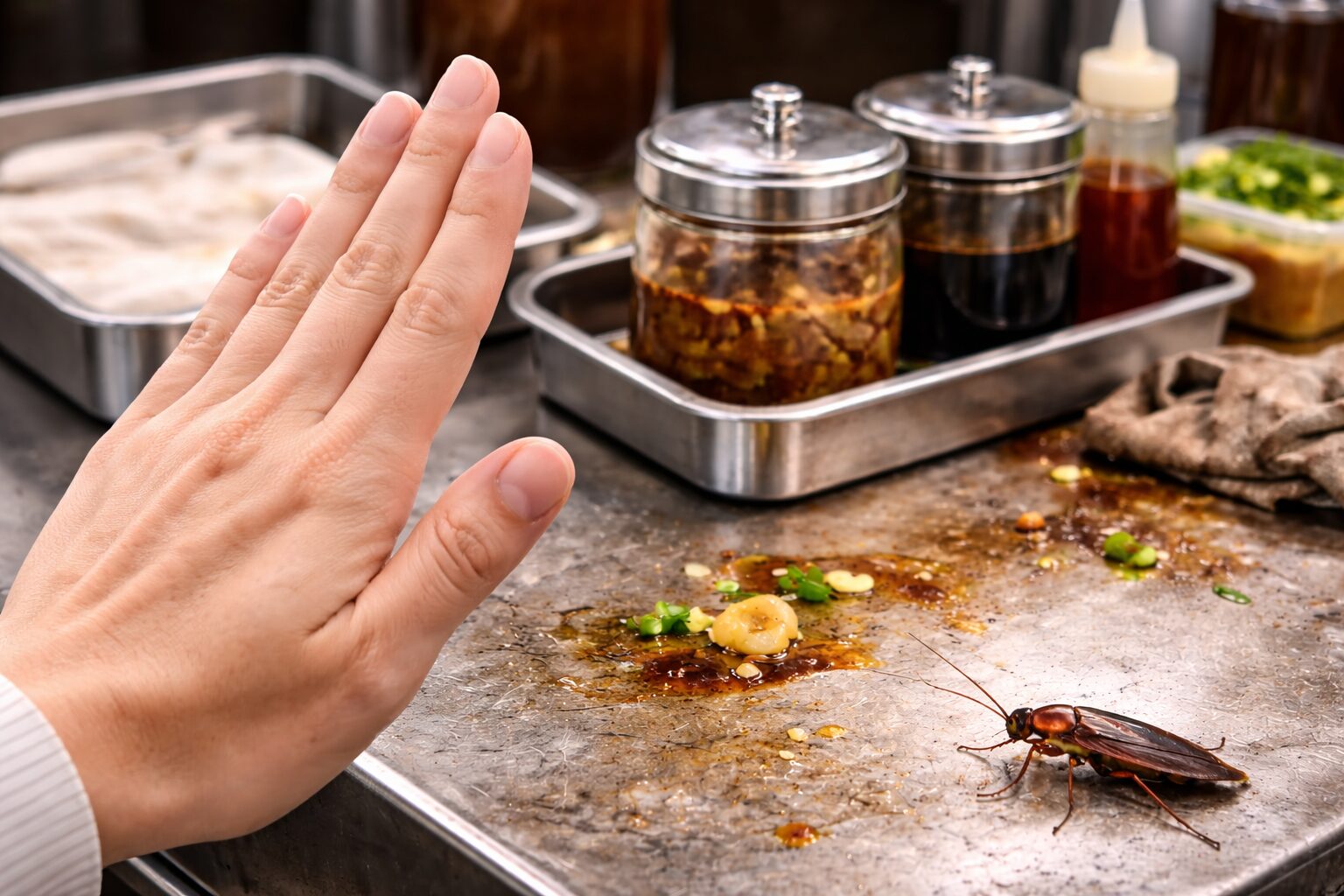 継ぎ足しタレとゴキブリ