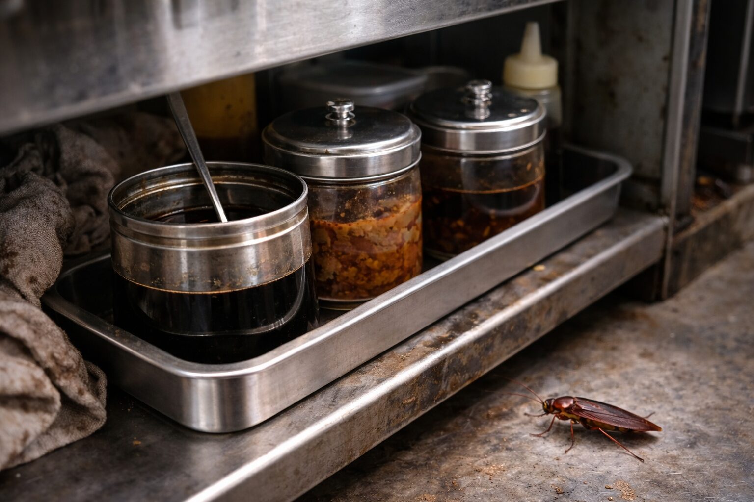 継ぎ足しタレとゴキブリ