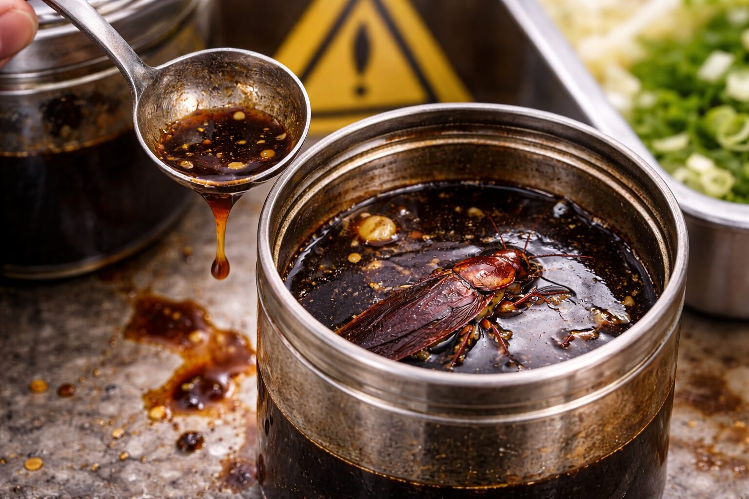 継ぎ足しタレとゴキブリ