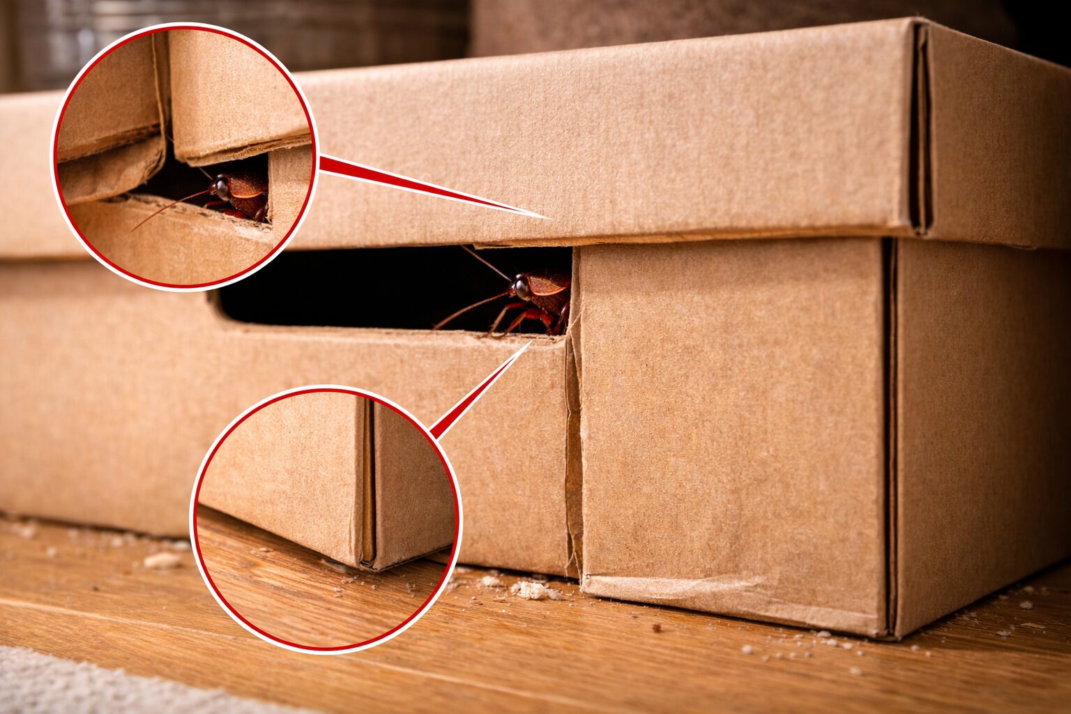 ゴキブリの侵入経路