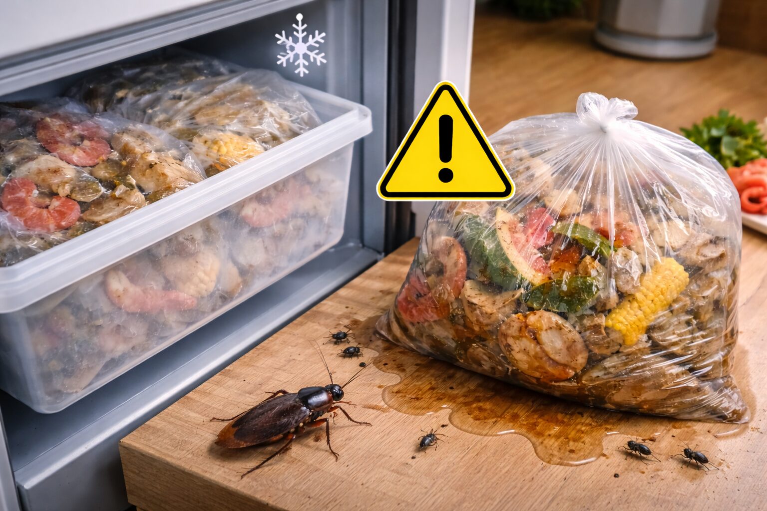 生ゴミを冷凍するとゴキブリ対策になるのか？