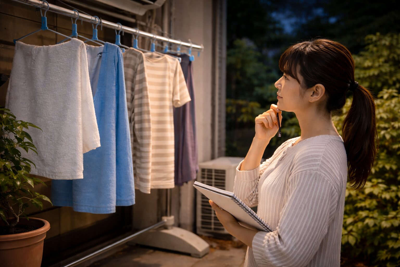 夜に洗濯物を干すとゴキブリが寄る危険性と対策のポイント