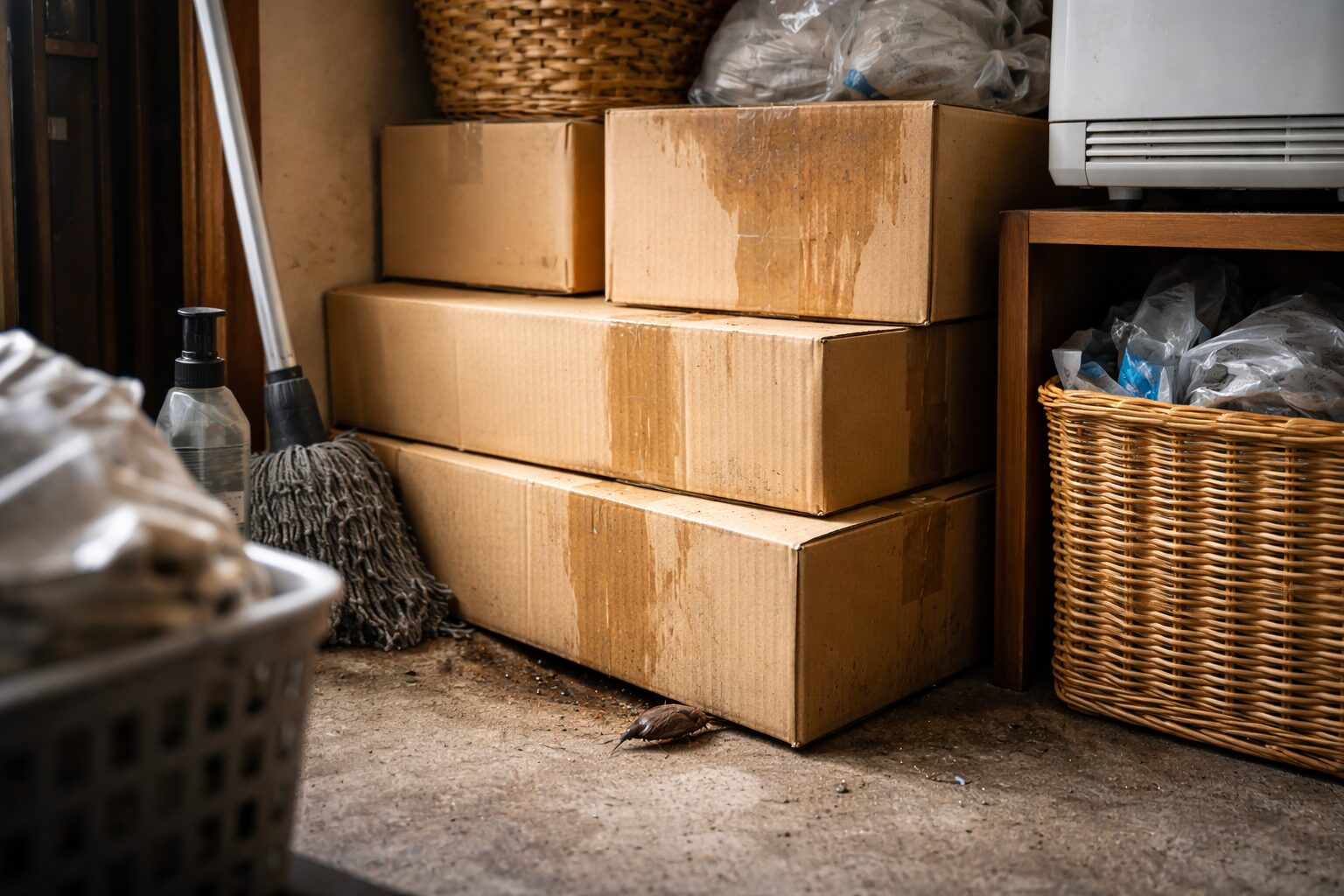 【要注意】家に置いている段ボールでゴキブリが発生する可能性を解説