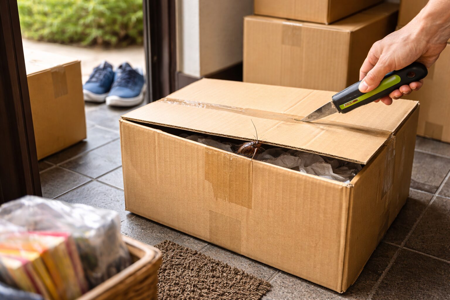 【要注意】家に置いている段ボールでゴキブリが発生する可能性を解説