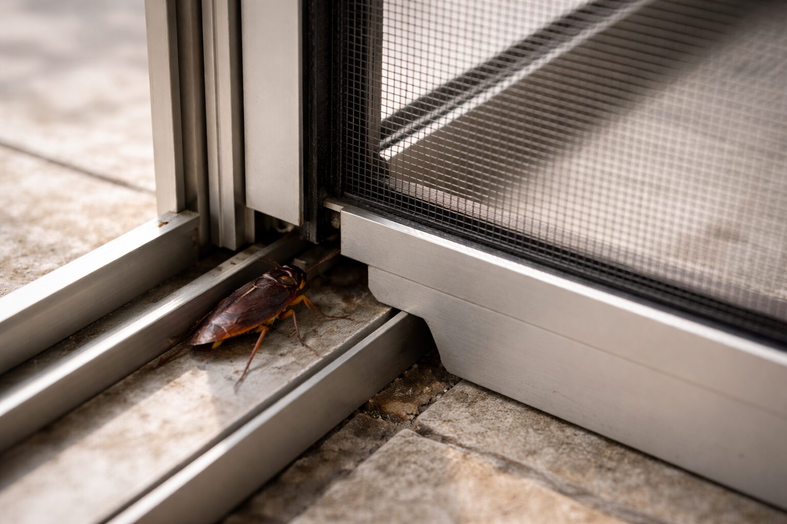【重要対策】網戸を右側にしてもゴキブリが入ってくる理由と対策を紹介