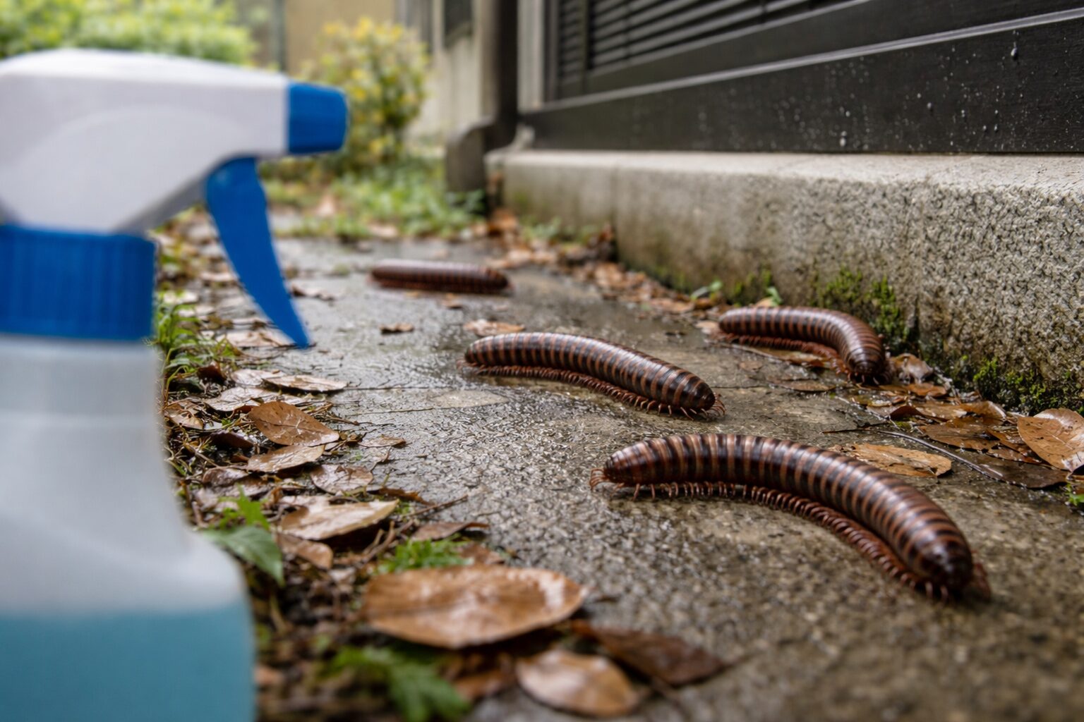 ヤスデの駆除にハイターを使っても問題ないのか？効果と安全性を解説