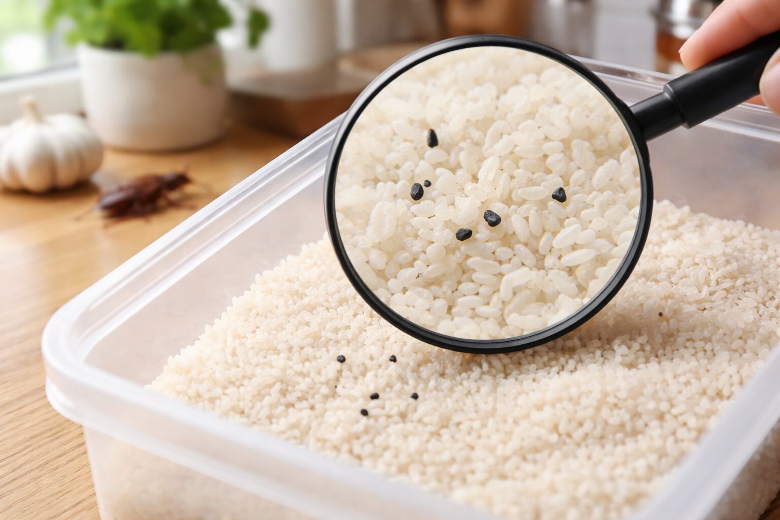 米の中に見える黒い粒ってなに？ゴキブリの影と糞の可能性について解説