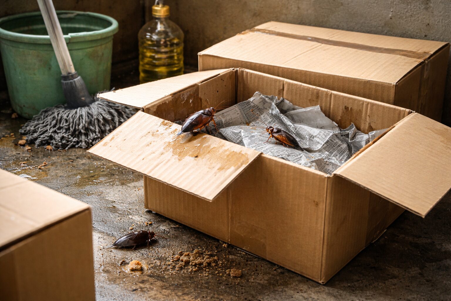 【要注意】家に置いている段ボールでゴキブリが発生する可能性を解説